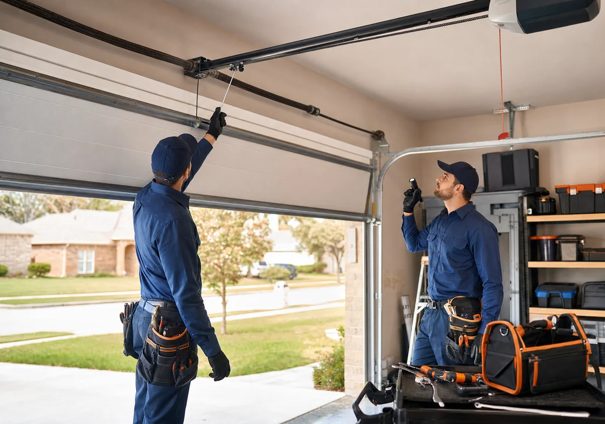 Denton Garage Doors professional technician team