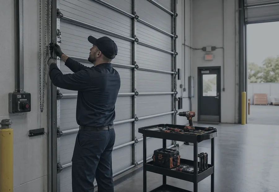 Before garage door repair Denton TX service inspection