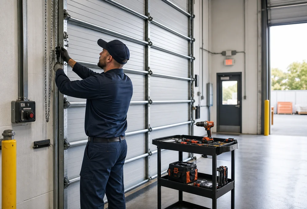 Commercial garage door service Denton TX