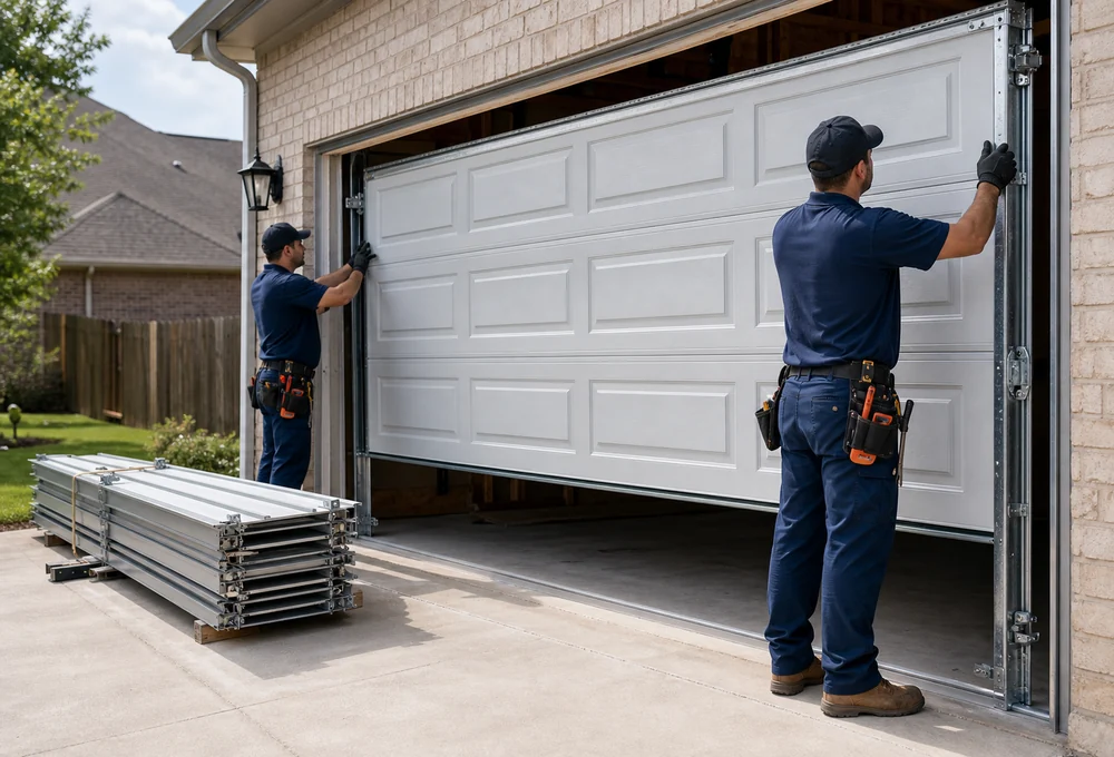 Garage door installation service Denton TX