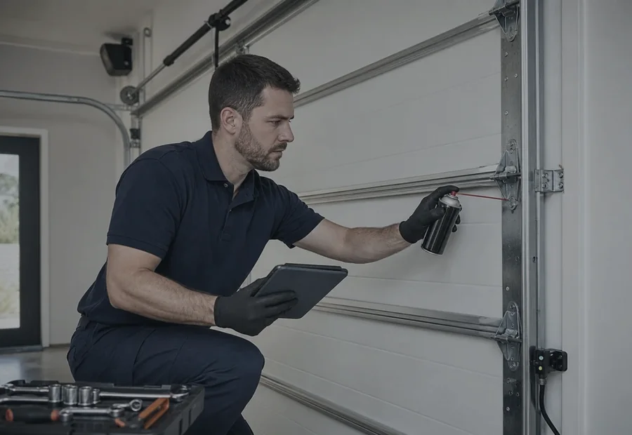 Before garage door repair Denton TX service inspection