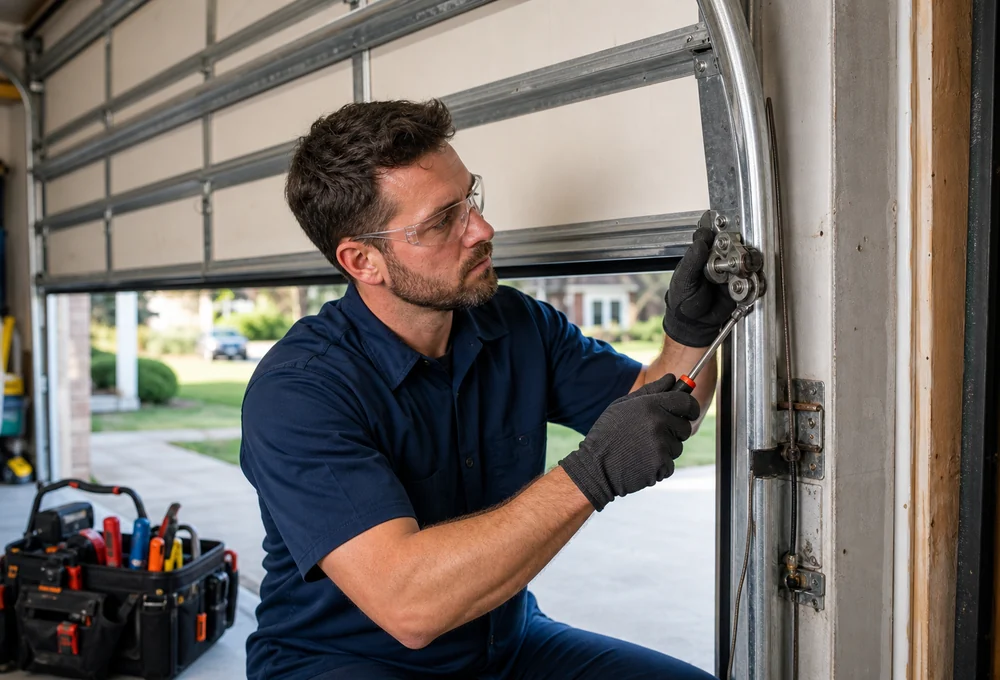Garage door repair service Denton TX