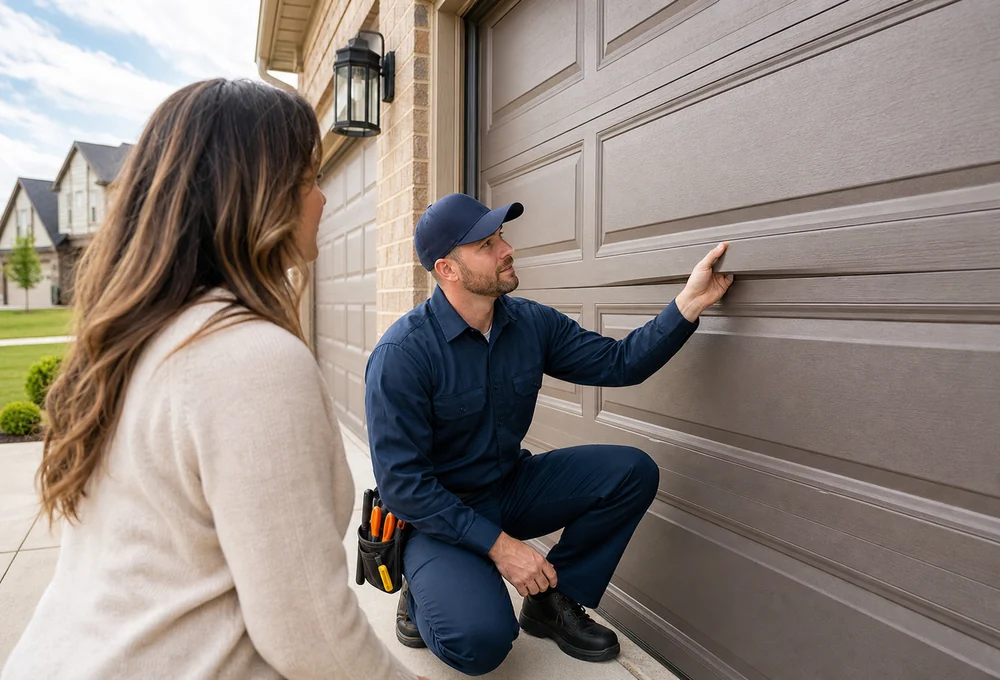 Residential garage door service Denton TX